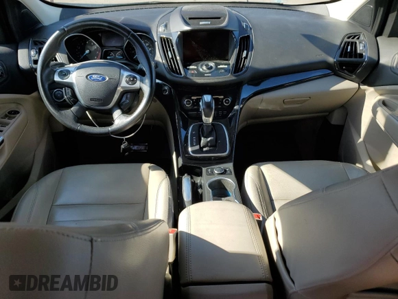 2014 Ford Escape Titanium with VIN 1FMCU9JX5EUB77527, listed as a Copart auction lot 49103665 with 105,438 mi miles and Non Repairable. Bid and sale history available at carsss.com. Image 8.
