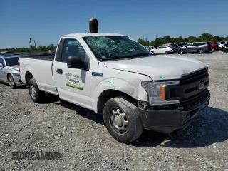 2018 Ford F-150 XL with VIN 1FTMF1CB2JKC31099, listed as a Copart auction lot 52078995 with 219,569 mi miles and Salvage title. Bid and sale history available at DreamBid. Image 4.