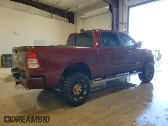 2024 Ram 1500 Lone Star z VIN 1C6SRFFT7RN206832, wystawiony jako Copart lot #45127765 z przebiegiem 460 mil mil oraz Czysty tytuł • Clean title. Historia ofert i sprzedaży dostępna na DreamBid. Obrazek 3.