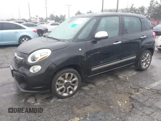 2014 FIAT 500L Lounge with VIN ZFBCFACH6EZ004255, listed as a IAAI auction lot 41529090 with 107,603 mi miles and . Bid and sale history available at DreamBid. Image 2.