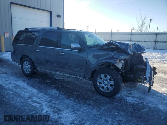 2017 Ford Expedition EL Platinum with VIN 1FMJK1MT6HEA27965, listed as a Copart auction lot 46353715 with 128,269 mi miles and Clean Title. Bid and sale history available at carsss.com. Image 4.