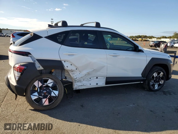 2025 Hyundai Kona SEL Convenience with VIN KM8HCCAB2SU203748, listed as a Copart auction lot 73600544 with 292 mi miles and Salvage Title. Bid and sale history available at DreamBid. Image 3.
