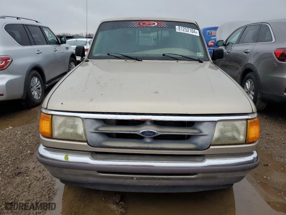1997 Ford Ranger XL with VIN 1FTCR14A1VTA65845, listed as a Copart auction lot 81252104 with 196,938 mi miles and Salvage Title. Bid and sale history available at carsss.com. Image 5.