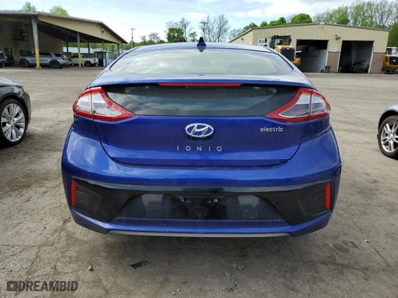 2019 Hyundai Ioniq Electric with VIN KMHC75LH7KU048755, listed as a Copart auction lot 52579414 with 42,312 mi miles and Salvage Title. Bid and sale history available at carsss.com. Image 6.