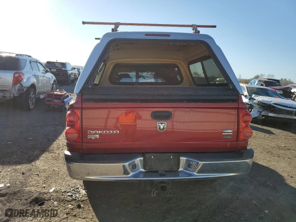 2008 Dodge Dakota Laramie with VIN 1D7HW58N68S602809, listed as a Copart auction lot 77963754 with 0 mi miles and Salvage Title. Bid and sale history available at carsss.com. Image 6.