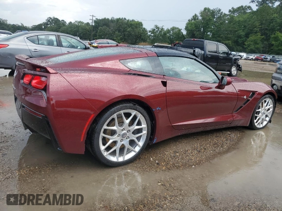 2016 Chevrolet Corvette Z51 3LT z VIN 1G1YM2D72G5115389, wystawiony jako Copart lot #62727045 z przebiegiem 76 872 mil mil oraz Szkoda całkowita • Salvage title. Historia ofert i sprzedaży dostępna na DreamBid. Obrazek 3.