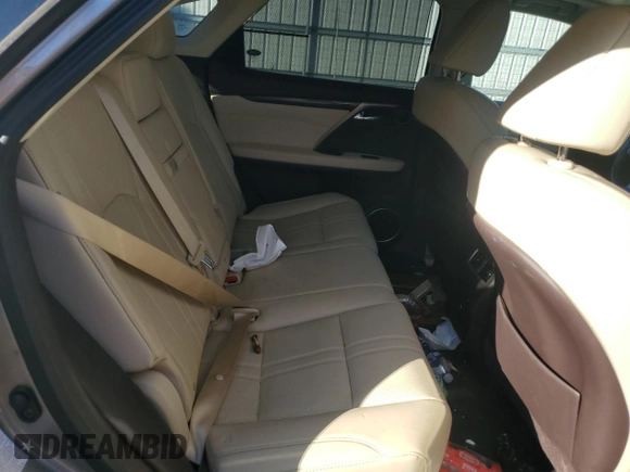 2017 Lexus RX with VIN 2T2BGMCA8HC017531, listed as a Copart auction lot 75051144 with 51,648 mi miles and Salvage Title. Bid and sale history available at carsss.com. Image 11.