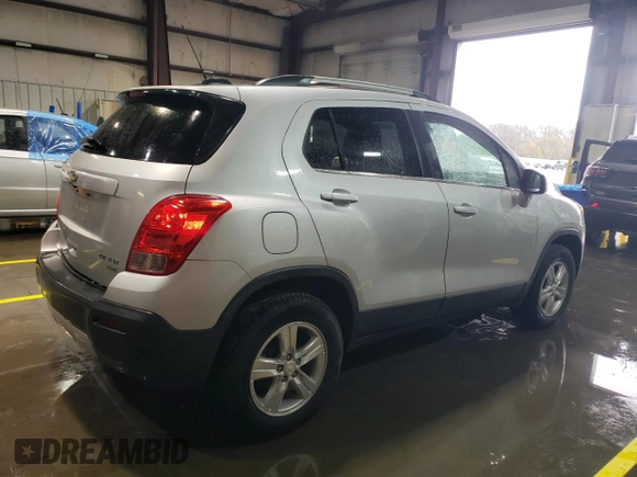 2016 Chevrolet Trax LT with VIN 3GNCJPSB4GL164969, listed as a Copart auction lot 51290065 with 124,355 mi miles and Salvage Title. Bid and sale history available at carsss.com. Image 3.