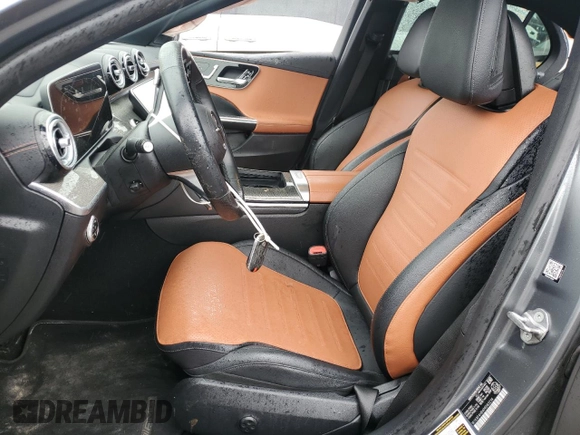 2023 Mercedes-Benz C 300 z VIN W1KAF4HB4PR083234, wystawiony jako Copart lot #57289425 z przebiegiem 62 648 mil mil oraz Szkoda całkowita • Salvage title. Historia ofert i sprzedaży dostępna na DreamBid. Obrazek 7.