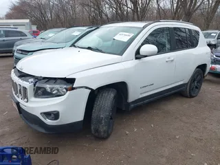 2017 Jeep Compass High Altitude with VIN 1C4NJDEB7HD109807, listed as a IAAI auction lot 41570559 with 103,792 mi miles. Bid and sale history available at carsss.com. Image 2.
