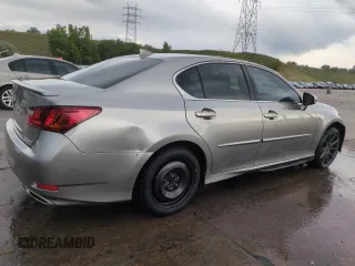 2015 Lexus GS 350 with VIN JTHCE1BL4FA000760, listed as a Copart auction lot 60535055 with 89,070 mi miles and Salvage title. Bid and sale history available at DreamBid. Image 3.