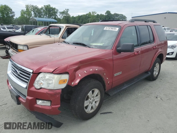 2008 Ford Explorer XLT с VIN 1FMEU73E58UA35319, выставлен на аукционе Copart как лот 57329695 с пробегом 185 565 миль миль и Списание • Salvage title. История ставок и продаж доступна на DreamBid. Изображение 1.