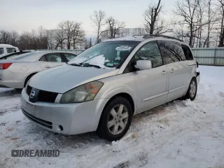 2005 Nissan Quest SE with VIN 5N1BV28U25N139355, listed as a Copart auction lot 42099435 with 17,422 mi miles and Salvage Title. Bid and sale history available at carsss.com. Image 1.