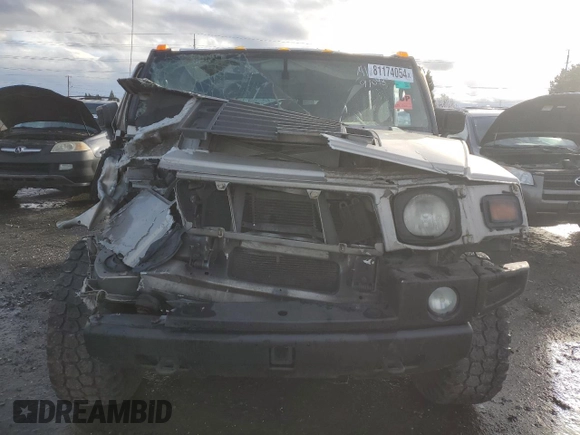 2004 Hummer H2 with VIN 5GRGN23U84H103232, listed as a Copart auction lot 81174054 with 0 mi miles and Clean Title. Bid and sale history available at carsss.com. Image 5.