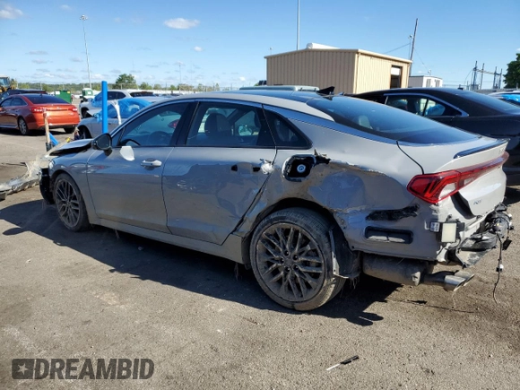 2022 Kia K5 GT with VIN 5XXG44J81NG145035, listed as a Copart auction lot 60842974 with 0 mi miles and Salvage Title. Bid and sale history available at carsss.com. Image 2.