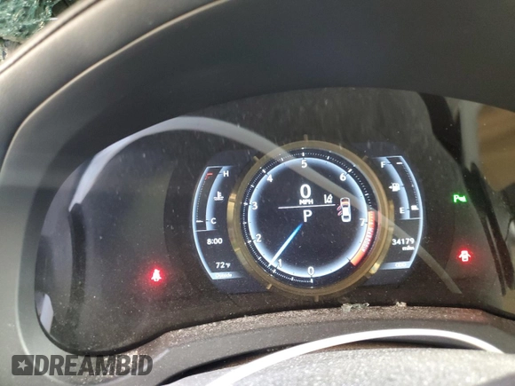 2020 Lexus IS with VIN JTHG81F29L5042405, listed as a Copart auction lot 78290474 with 34,179 mi miles and Salvage Title. Bid and sale history available at carsss.com. Image 9.