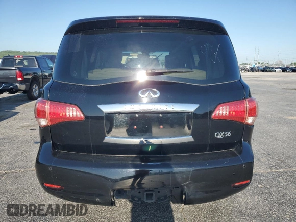 2013 Infiniti QX56 z VIN JN8AZ2NF5D9530196, wystawiony jako Copart lot #53971205 z przebiegiem 188 608 mil mil oraz Czysty tytuł • Clean title. Historia ofert i sprzedaży dostępna na DreamBid. Obrazek 6.