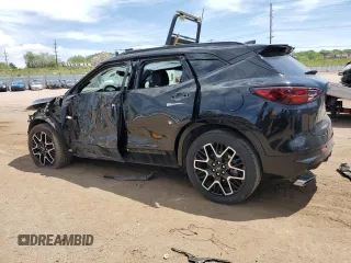 2024 Chevrolet Blazer RS with VIN 3GNKBKRS8RS174995, listed as a Copart auction lot 58234365 with 23,286 mi miles and Salvage title. Bid and sale history available at DreamBid. Image 2.