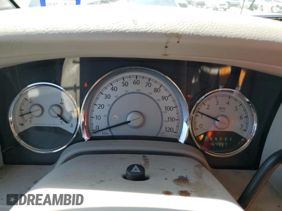 2008 Chrysler Aspen Limited with VIN 1A8HX58208F133442, listed as a Copart auction lot 52174925 with 164,337 mi miles and Salvage Title. Bid and sale history available at DreamBid. Image 9.