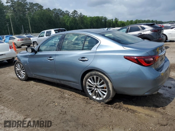 2020 Infiniti Q50 Luxe z VIN JN1EV7AP0LM207550, wystawiony jako Copart lot #54561625 z przebiegiem 103 591 mil mil oraz Szkoda całkowita • Salvage title. Historia ofert i sprzedaży dostępna na DreamBid. Obrazek 2.