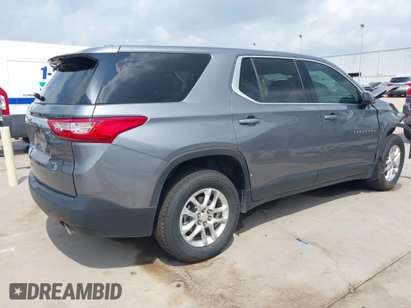 2020 Chevrolet Traverse LS with VIN 1GNERFKW2LJ214154, listed as a IAAI auction lot 42121852 with 60,194 mi miles. Bid and sale history available at carsss.com. Image 4.