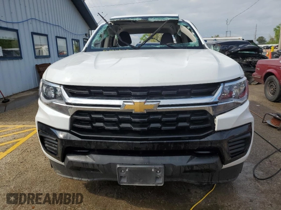 2021 Chevrolet Colorado 2WD Work Truck with VIN 1GCGSBEA3M1273469, listed as a Copart auction lot 55304825 with 46,680 mi miles and Salvage title. Bid and sale history available at DreamBid. Image 5.