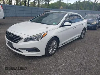 2015 Hyundai Sonata Limited z VIN 5NPE34AF0FH017562, wystawiony jako IAAI lot #42228546 z przebiegiem 108 494 mil mil oraz . Historia ofert i sprzedaży dostępna na DreamBid. Obrazek 2.