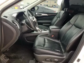 2017 Nissan Pathfinder Platinum с VIN 5N1DR2MN7HC635960, выставлен на аукционе Copart как лот 57490065 с пробегом 106 435 миль миль и Списание • Salvage title. История ставок и продаж доступна на DreamBid. Изображение 7.
