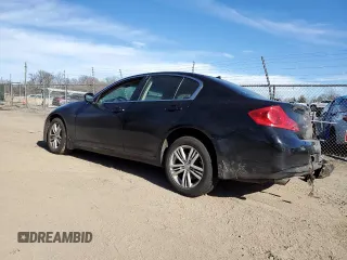 2013 Infiniti G37 x z VIN JN1CV6AR4DM754387, wystawiony jako Copart lot #46638355 z przebiegiem Nie podano mil oraz Szkoda całkowita • Salvage title. Historia ofert i sprzedaży dostępna na DreamBid. Obrazek 2.