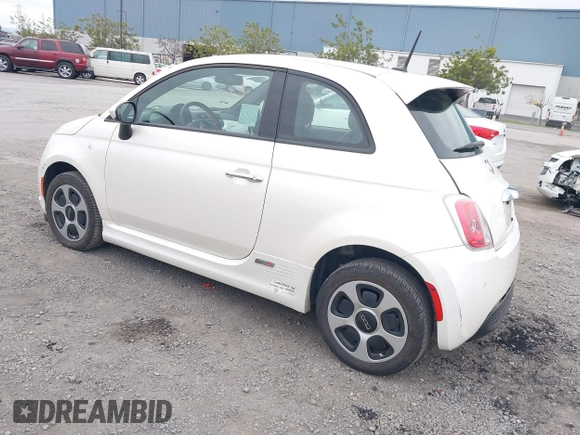 2015 FIAT 500e with VIN 3C3CFFGE0FT623389, listed as a IAAI auction lot 41473493 with 34,177 mi miles and . Bid and sale history available at DreamBid. Image 3.
