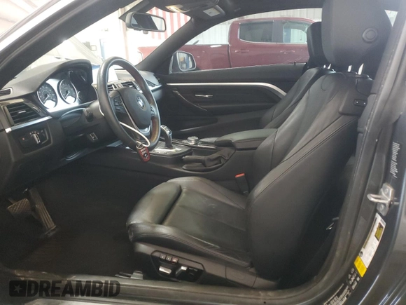 2017 BMW 4 Series 430i xDrive with VIN WBA4R9C30HK878851, listed as a Copart auction lot 58933315 with 83,643 mi miles and Salvage title. Bid and sale history available at DreamBid. Image 7.
