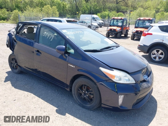 2013 Toyota Prius One with VIN JTDKN3DU2D1729948, listed as a IAAI auction lot 40057479 with 163,534 mi miles and . Bid and sale history available at DreamBid. Image 1.