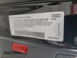 2021 Audi RS 5 Sportback z VIN WUAAWCF53MA904838, wystawiony jako Copart lot #56450664 z przebiegiem 46 020 mil mil oraz Szkoda całkowita • Salvage title. Historia ofert i sprzedaży dostępna na DreamBid. Obrazek 14.
