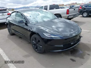 2024 Tesla Model 3 with VIN 5YJ3E1EA1RF831561, listed as a IAAI auction lot 41789046 with 13,603 mi miles. Bid and sale history available at carsss.com. Image 1.
