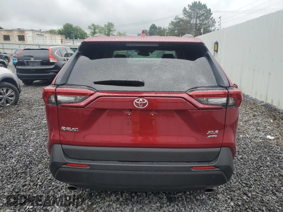2022 Toyota RAV4 XLE with VIN 2T3P1RFV5NW290032, listed as a Copart auction lot 61164555 with 6,259 mi miles and Salvage title. Bid and sale history available at DreamBid. Image 6.