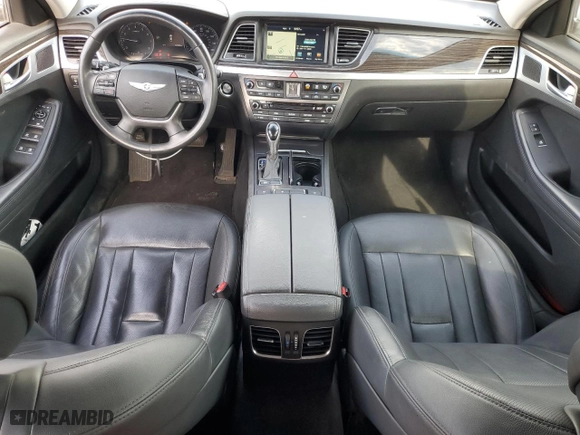 2015 Hyundai Genesis 3.8L with VIN KMHGN4JE9FU101410, listed as a Copart auction lot 52204125 with 157,338 mi miles and Salvage Title. Bid and sale history available at carsss.com. Image 8.