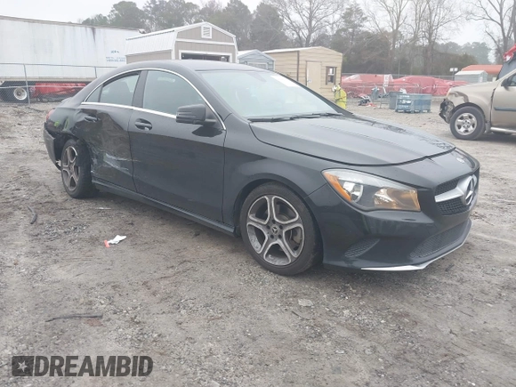 2018 Mercedes-Benz CLA 250 with VIN WDDSJ4GB2JN684614, listed as a IAAI auction lot 41565433 with 121,989 mi miles and . Bid and sale history available at DreamBid. Image 1.