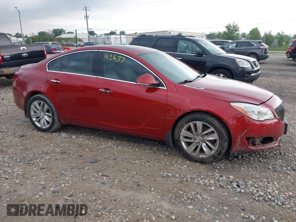 2014 Buick Regal Premium I with VIN 2G4GN5EX0E9171875, listed as a IAAI auction lot 42642637 with 129,479 mi miles and . Bid and sale history available at DreamBid. Image 1.