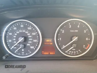 2008 BMW 5 Series 550i with VIN WBANW53508CT34559, listed as a Copart auction lot 49057624 with 119,058 mi miles and Salvage Title. Bid and sale history available at carsss.com. Image 9.
