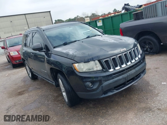 2012 Jeep Compass Sport with VIN 1C4NJCBBXCD657291, listed as a IAAI auction lot 41550847 with 165,301 mi miles. Bid and sale history available at carsss.com. Image 1.