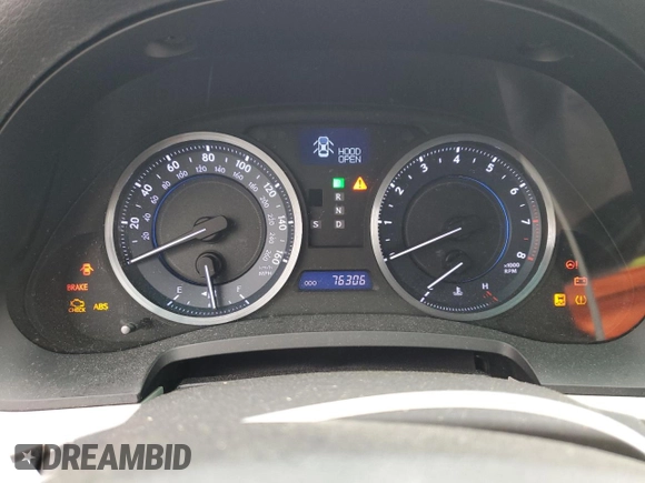 2011 Lexus IS 350 with VIN JTHBE5C24B5028165, listed as a Copart auction lot 85697574 with 76,306 mi miles and Salvage Title. Bid and sale history available at carsss.com. Image 9.