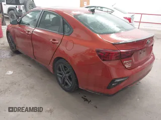 2020 Kia Forte GT-Line with VIN 3KPF34AD3LE261063, listed as a IAAI auction lot 41591603 with 74,898 mi miles. Bid and sale history available at carsss.com. Image 3.