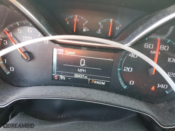 2014 Chevrolet Impala LTZ with VIN 2G1155S33E9209992, listed as a Copart auction lot 51352215 with 69,437 mi miles and Salvage Title. Bid and sale history available at carsss.com. Image 9.