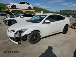 2011 Mazda 6 i Sport with VIN 1YVHZ8BH2B5M10308, listed as a Copart auction lot 52852885 with 184,876 mi miles and Salvage Title. Bid and sale history available at DreamBid. Image 1.