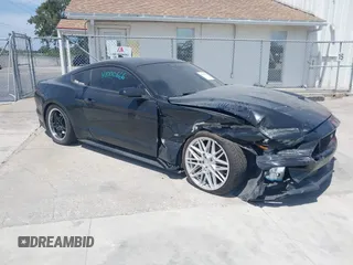 2022 Ford Mustang GT with VIN 1FA6P8CF3N5133503, listed as a IAAI auction lot 42000666 with 18,870 mi miles and . Bid and sale history available at carsss.com. Image 1.