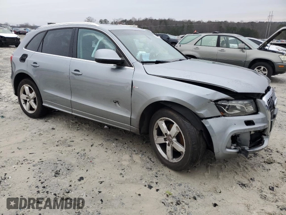 2012 Audi Q5 Premium with VIN WA1LKCFP9CA022939, listed as a Copart auction lot 45921185 with Not provided miles and Clean title. Bid and sale history available at DreamBid. Image 4.