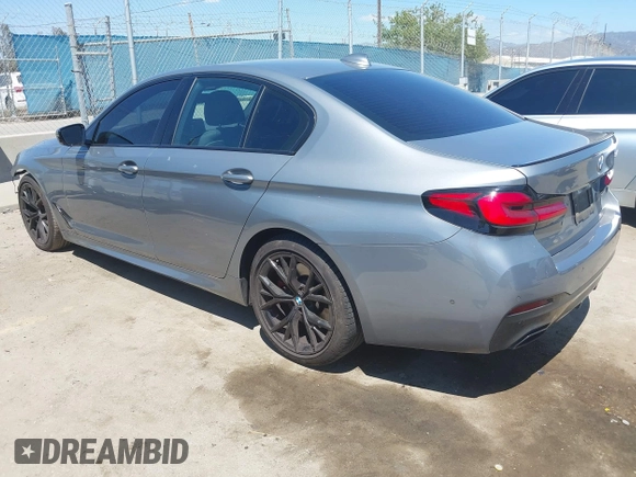 2023 BMW 5 Series 530i with VIN WBA53BH0XPCN25845, listed as a IAAI auction lot 42226987 with 25,717 mi miles and . Bid and sale history available at DreamBid. Image 3.