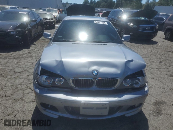 2004 BMW 3 Series 330Ci with VIN WBABD53464PL14996, listed as a Copart auction lot 63722424 with 137,923 mi miles and Salvage Title. Bid and sale history available at carsss.com. Image 5.