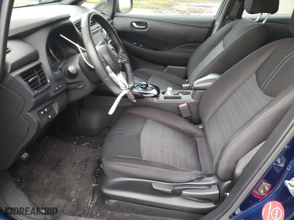 2020 Nissan LEAF SV with VIN 1N4AZ1CP0LC309145, listed as a Copart auction lot 41703305 with 30,819 mi miles and Salvage Title. Bid and sale history available at carsss.com. Image 7.