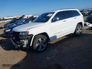2014 Jeep Grand Cherokee Overland with VIN 1C4RJFCG8EC162271, listed as a IAAI auction lot 41827017 with 183,447 mi miles. Bid and sale history available at carsss.com. Image 18.